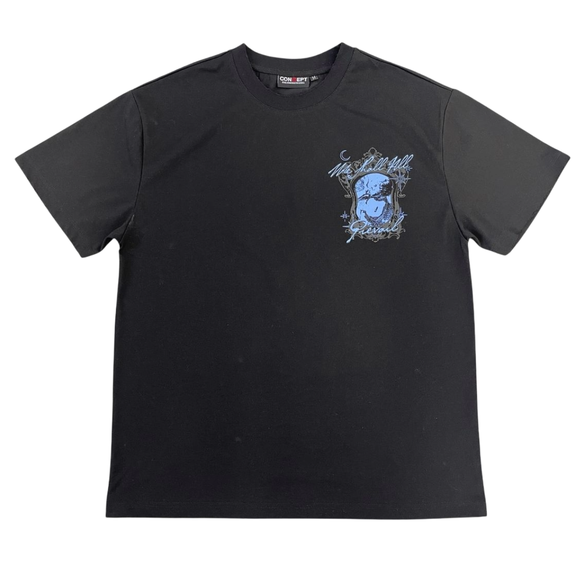 CONCEPT "ALL PREVAIL" SS TEE (BLK)