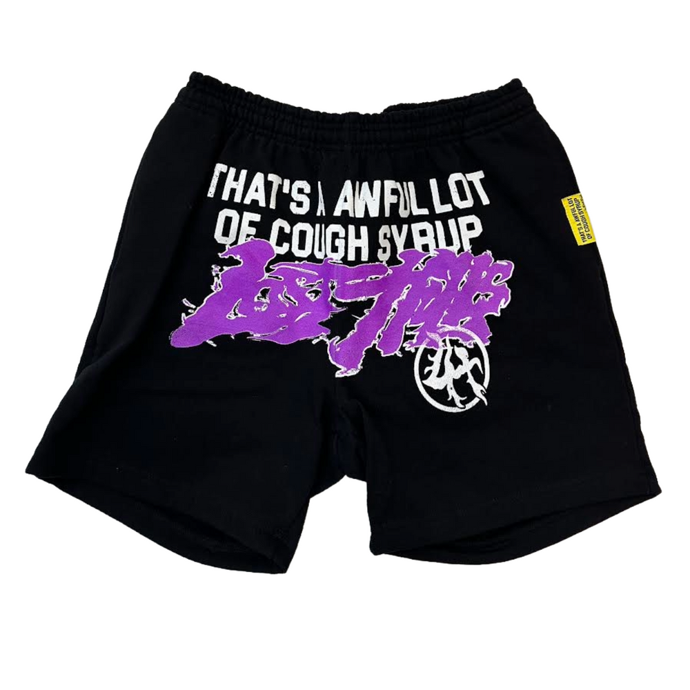 LOST HILLS X ALOCS SWEAT SHORTS (BLK)