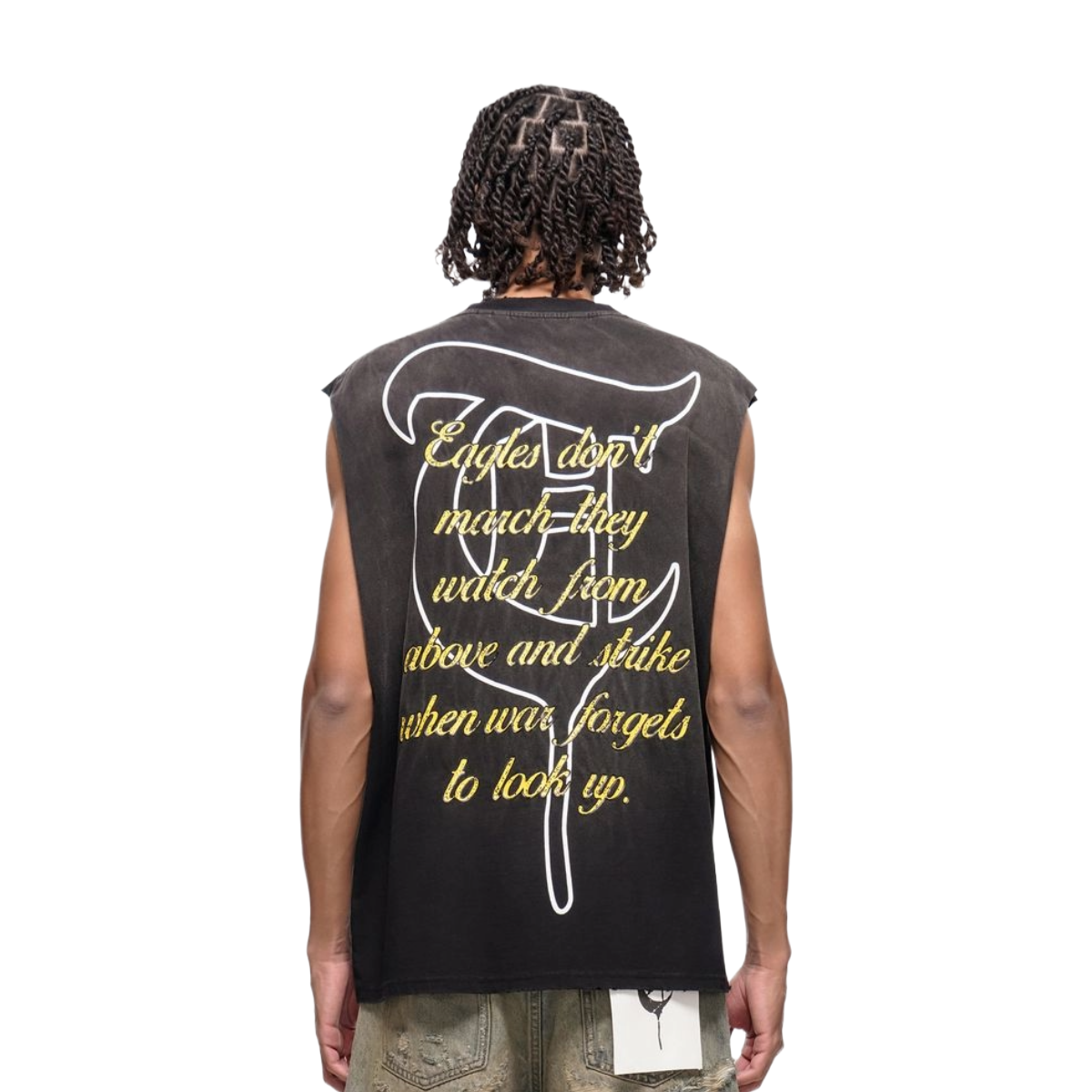 TRNCHS 'UNCHOSEN FIGHT' SLEEVELESS (BLK)