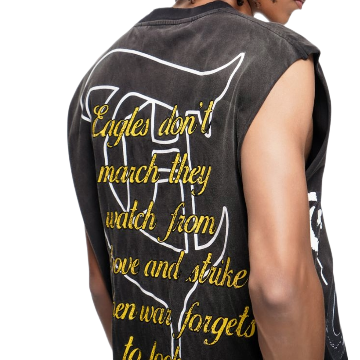 TRNCHS 'UNCHOSEN FIGHT' SLEEVELESS (BLK)