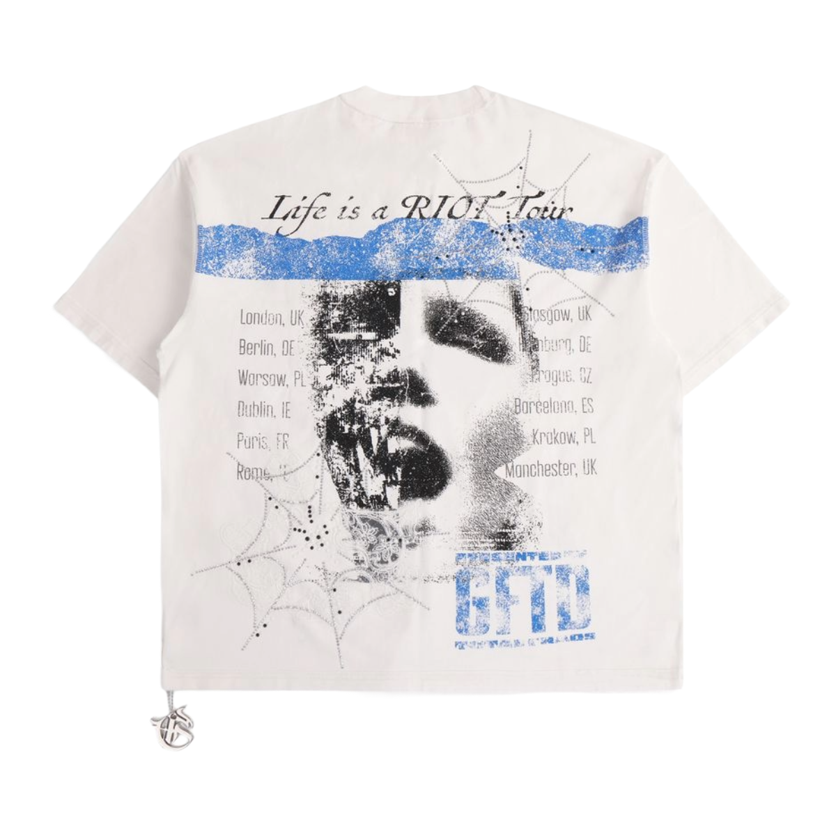 GFTD 'RIOT TOUR' SS TEE (WHT)