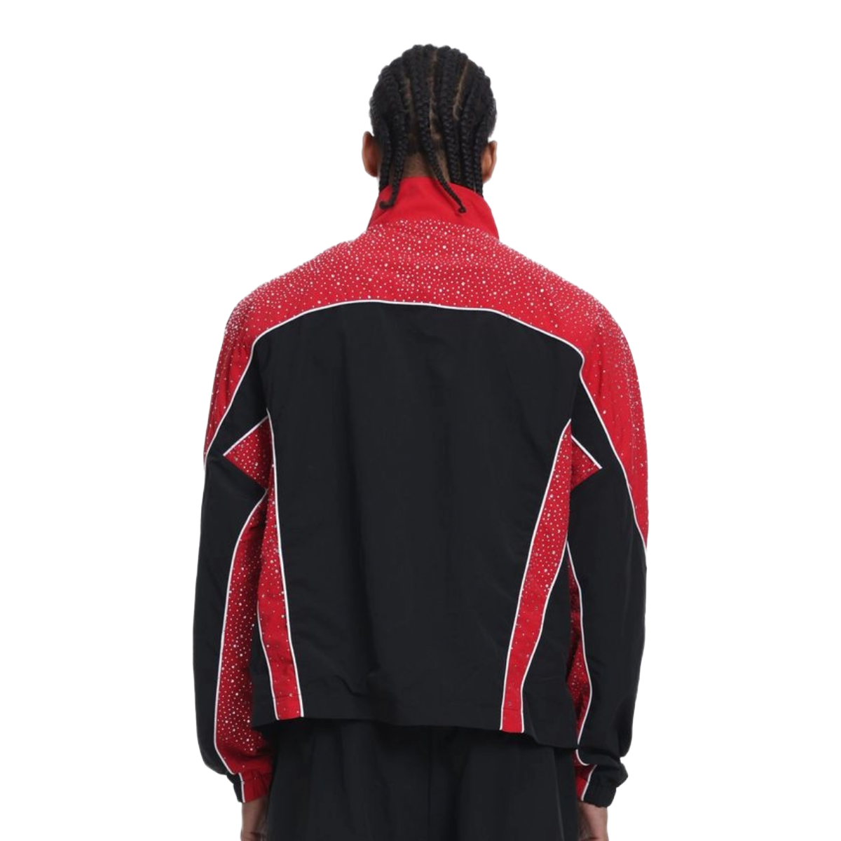 SYNDICATE NYLON JACKET (BLK/RED)