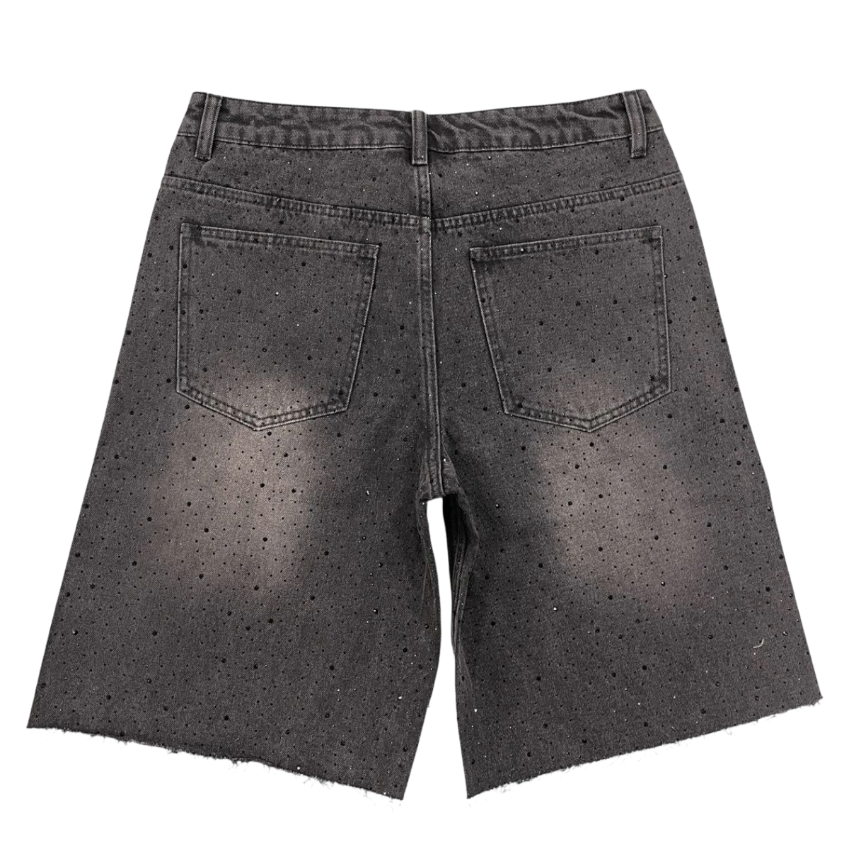 SYNDICATE 'MONACO' DENIM SHORTS (BLK)