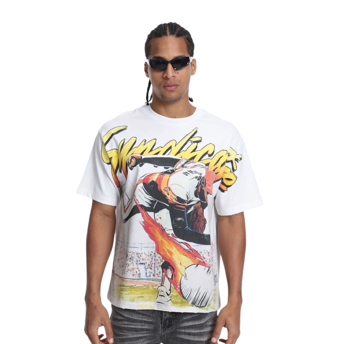 SYNDICATE 'STRIKE' SS TEE (WHT)
