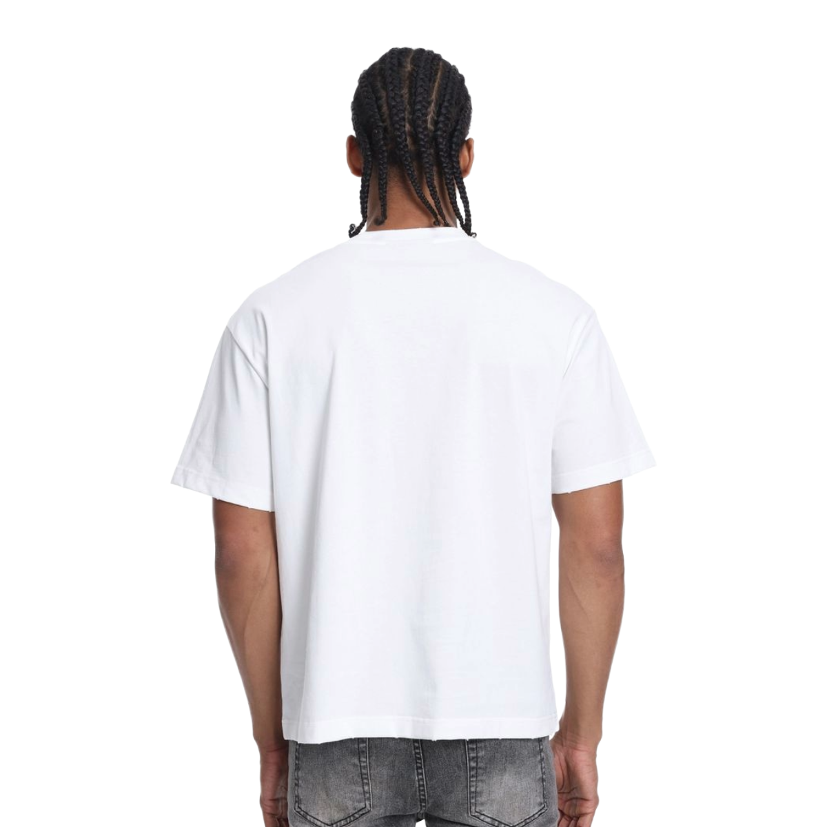 SYNDICATE 'TD' SS TEE (WHT/BLUE)