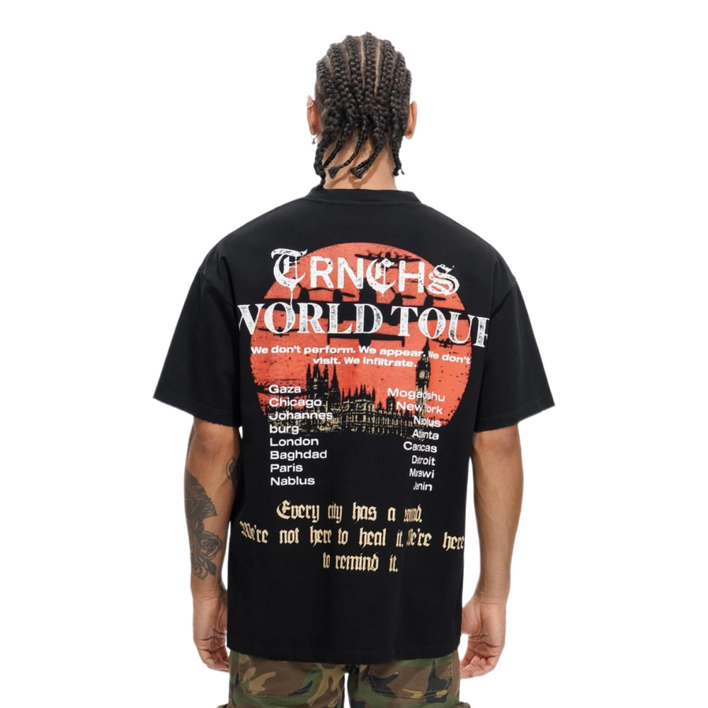 TRNCHS 'WAR TOUR' SS TEE (BLK)