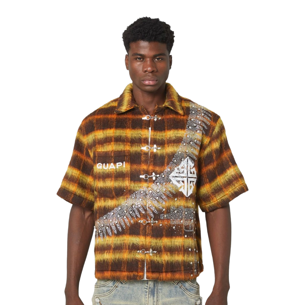 GUAPI 'UZI' SS FLANNEL (COPPER)