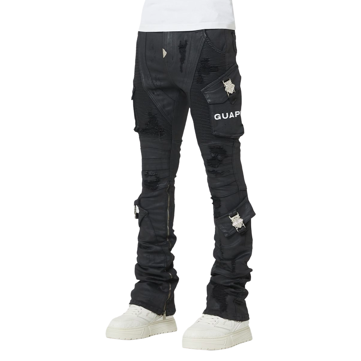 GUAPI 'BLACK OPS' WAXED DENIM (BLK)