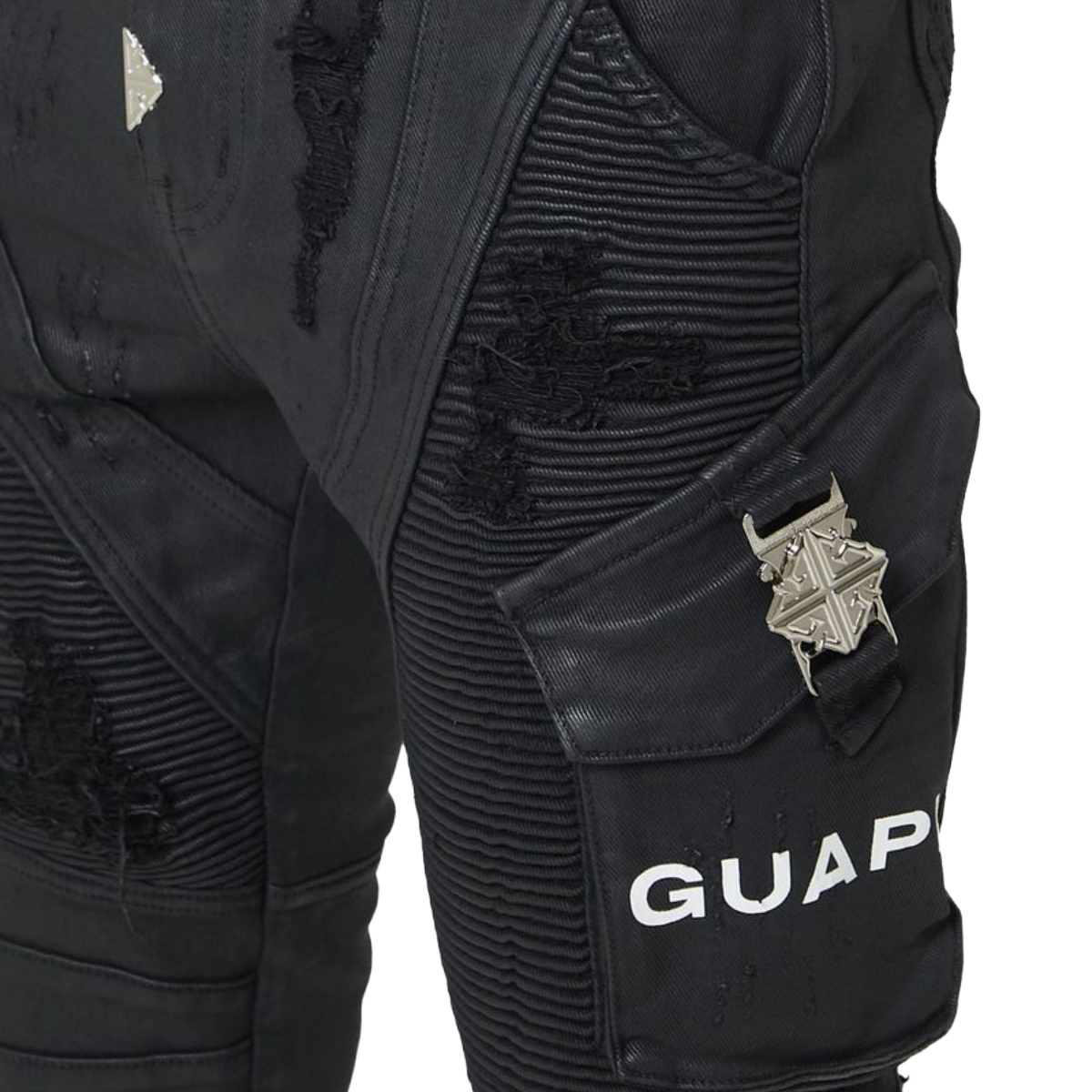 GUAPI 'BLACK OPS' WAXED DENIM (BLK)