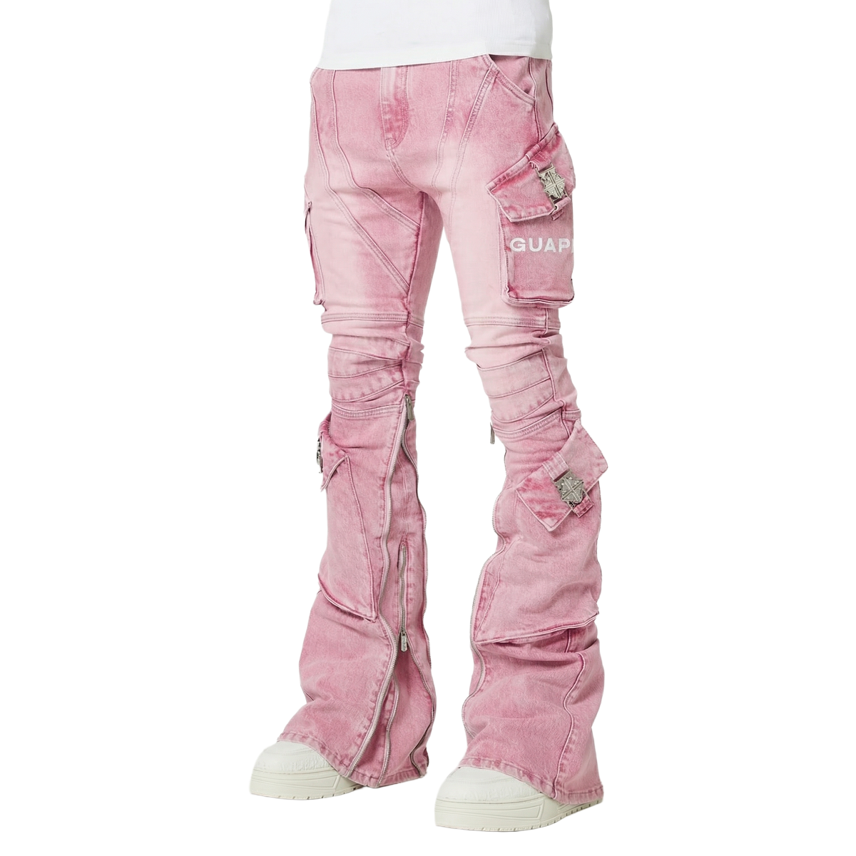 GUAPI 'BLACK OPS' STRETCHED DENIM (FRENCH ROSE)