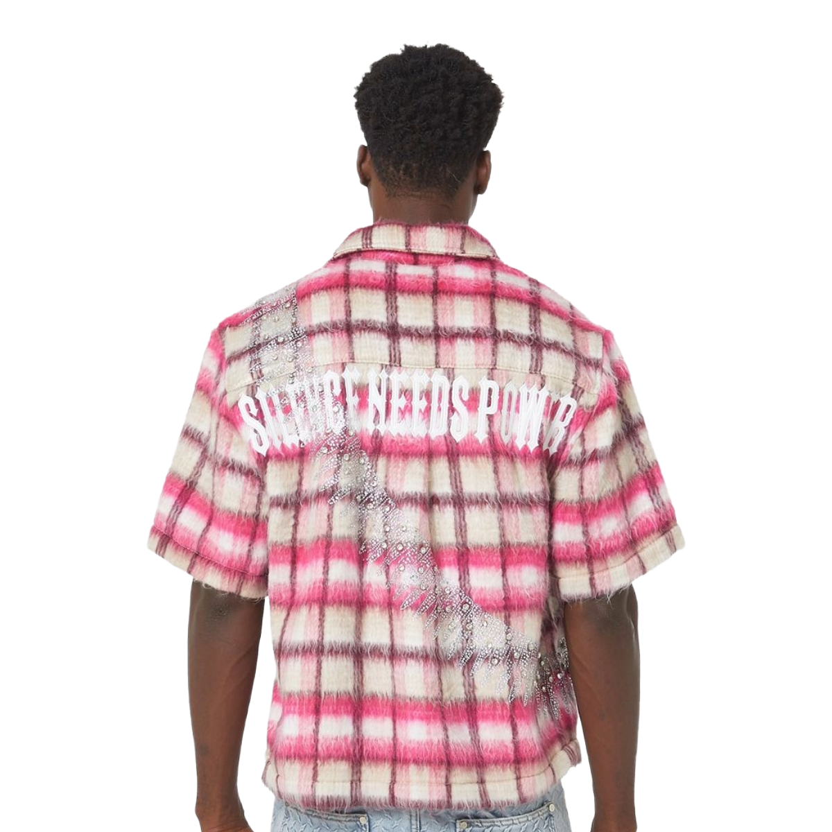 GUAPI 'UZI' SS FLANNEL (FRNCH ROSE)