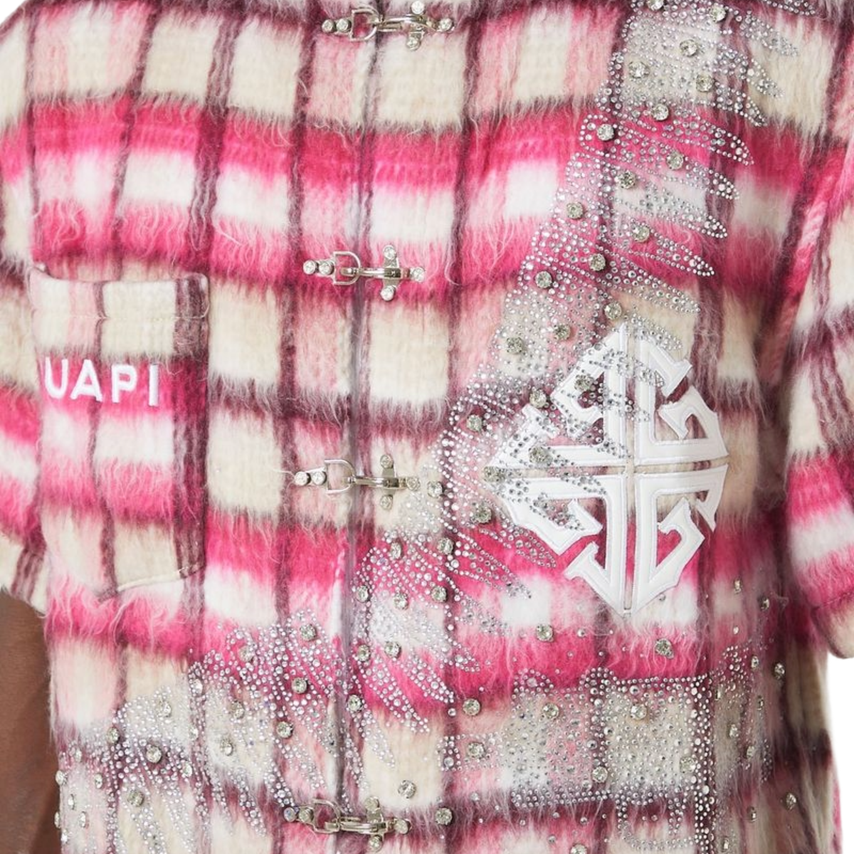 GUAPI 'UZI' SS FLANNEL (FRNCH ROSE)