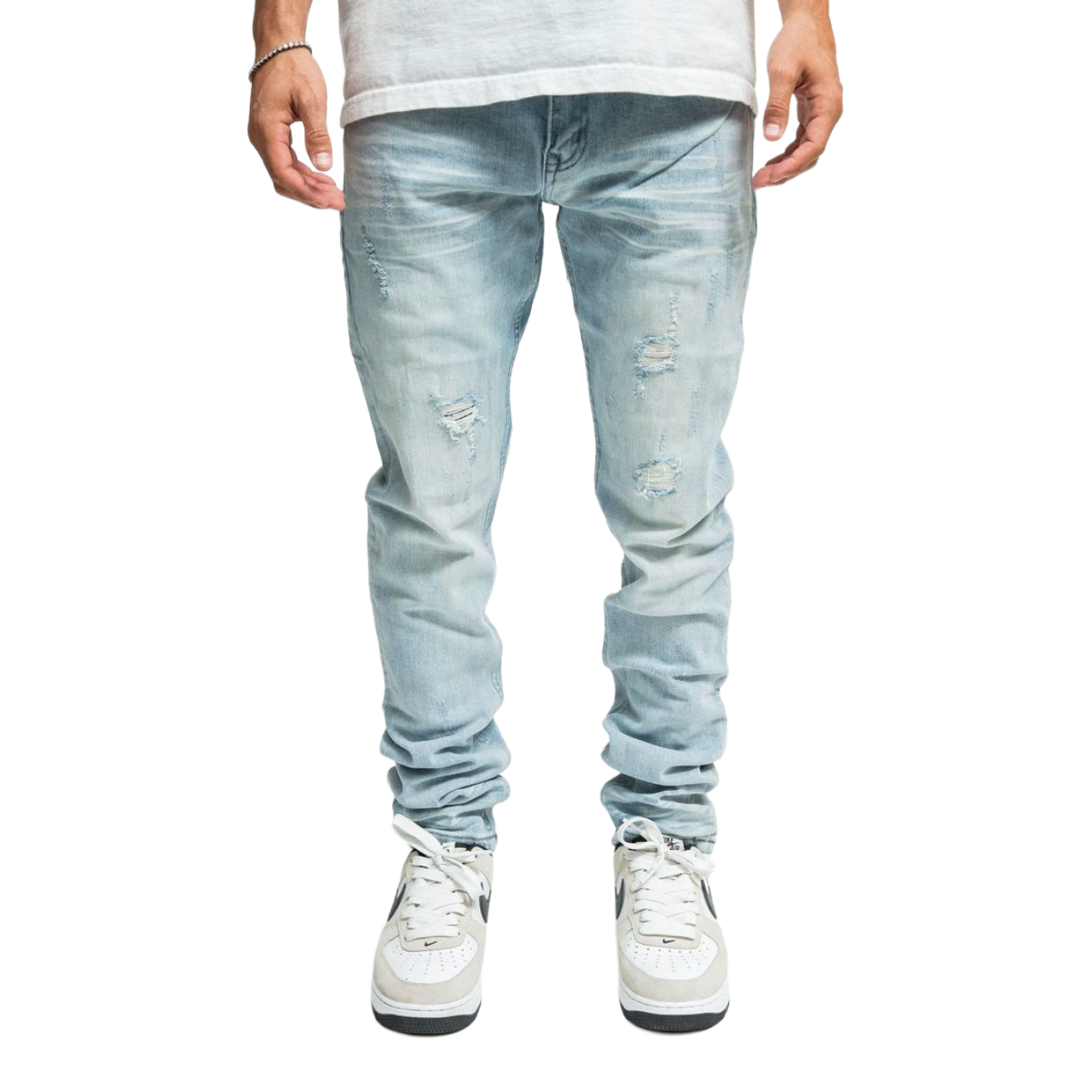 PD 'GLACIER FADE' STACKED DENIM (NZ04)