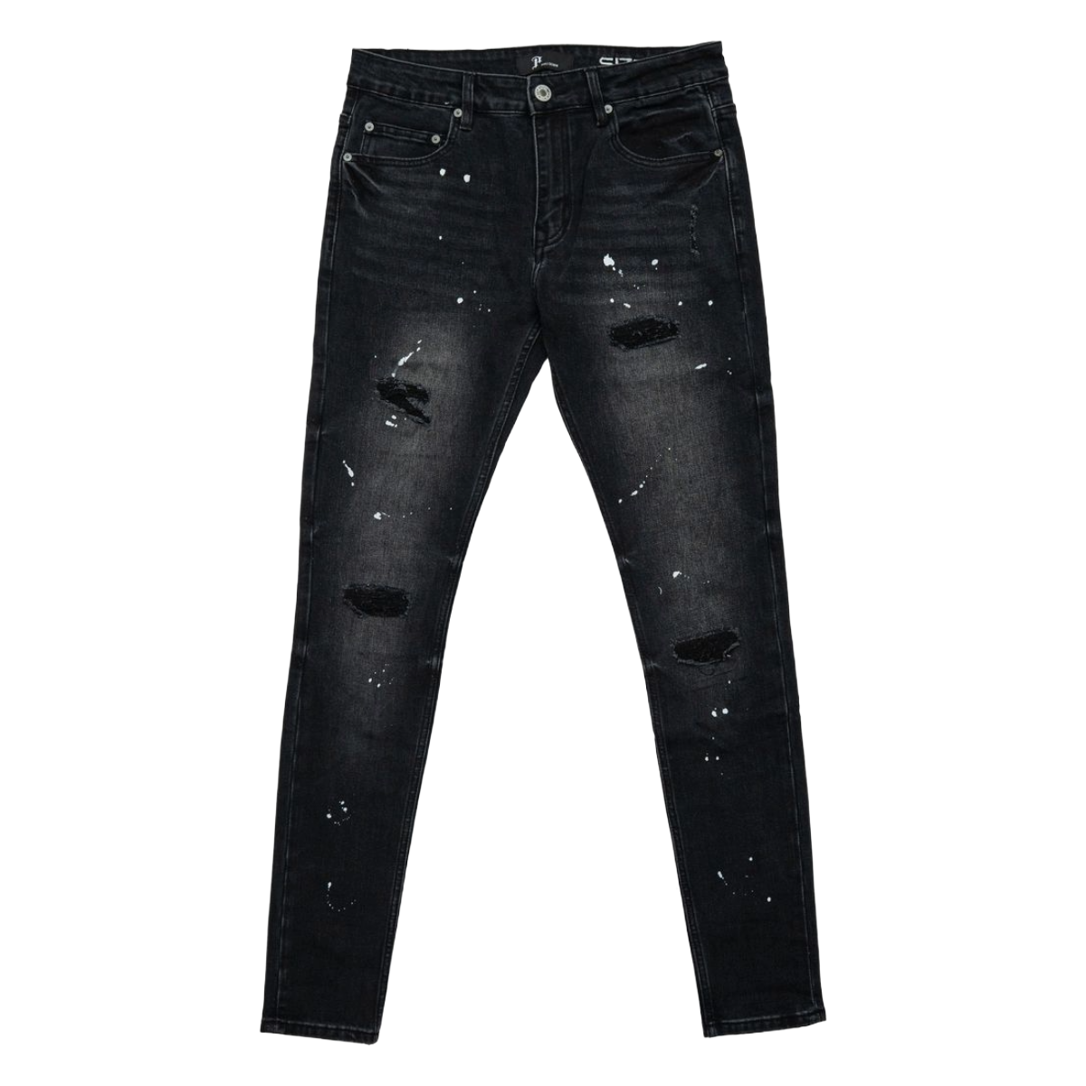 PD 'ECLIPSE SPLATTER' SKINNY DENIM (NZ05)