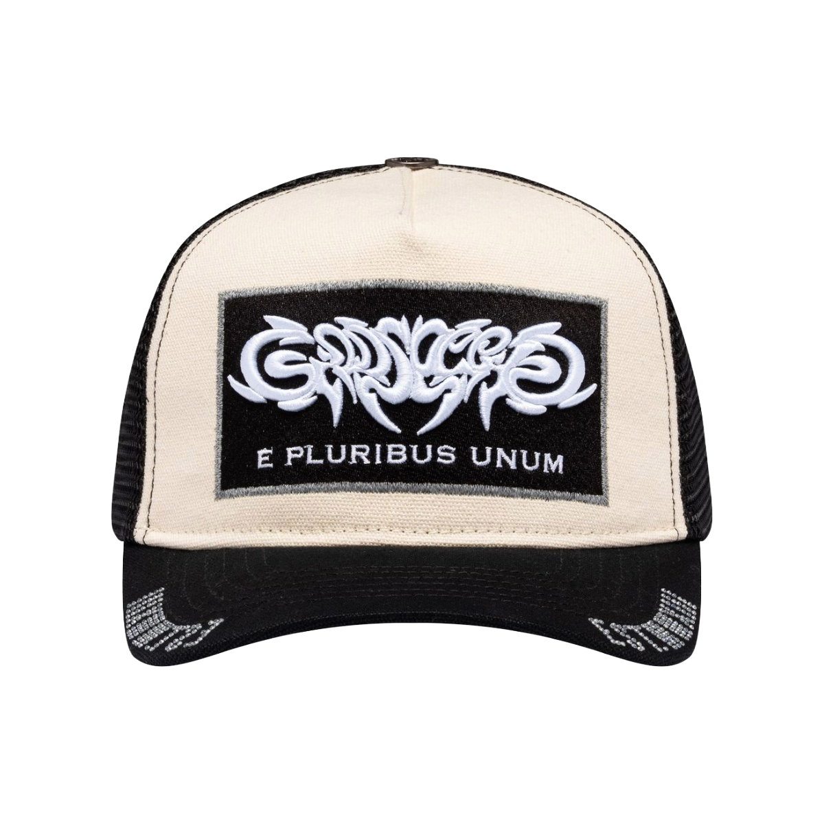 GODSPEED 'PLURIBUS TRUCKER' HAT (BLK/WHT)