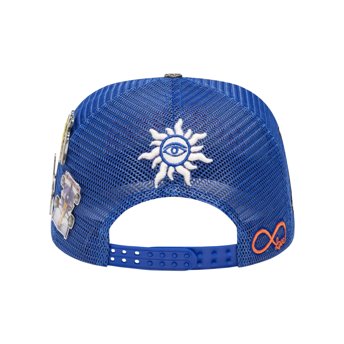 GODSPEED '4EVER TRUCKER' HAT (BLUE/RED)