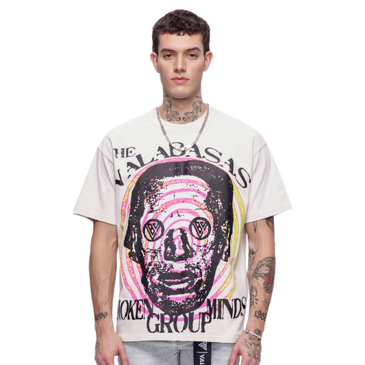 VALABASAS 'AWOKEN MINDS TEE' SS TEE (BEIGE)