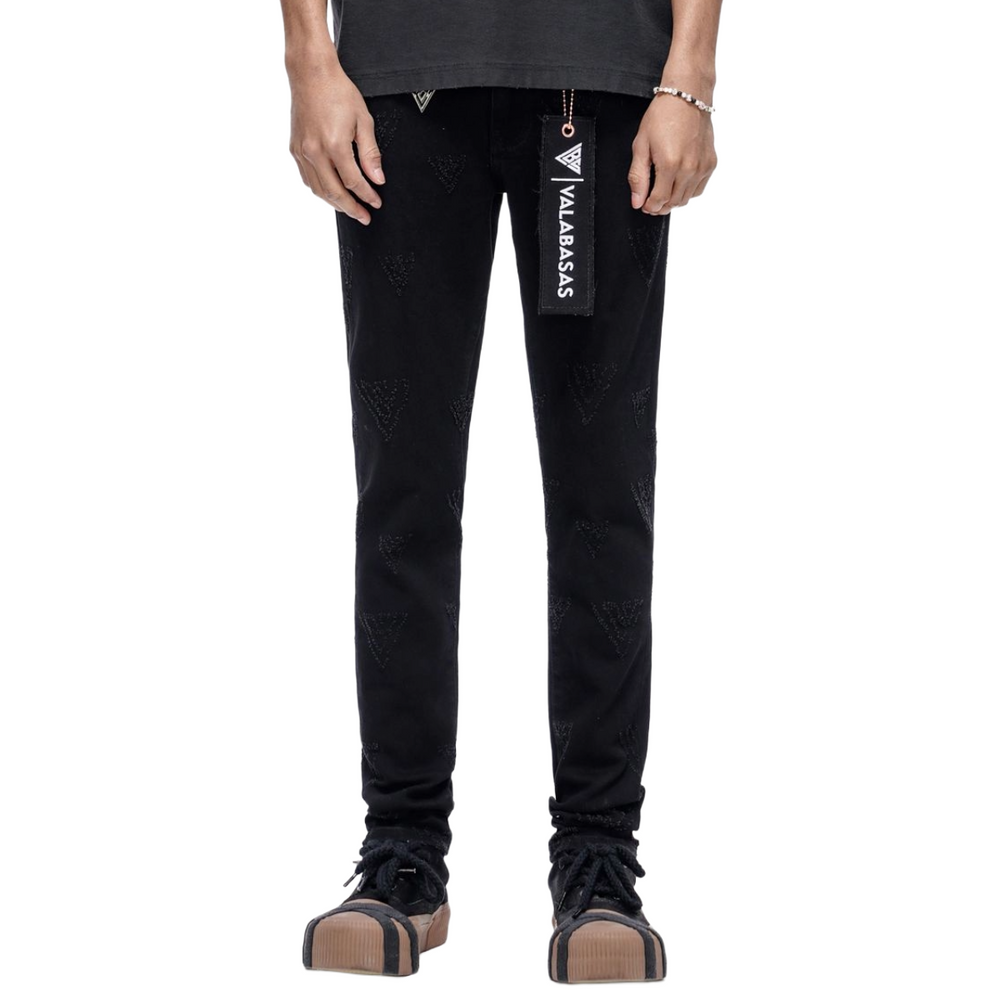 VALABASAS 'ISO' SKINNY DENIM (JET BLK)