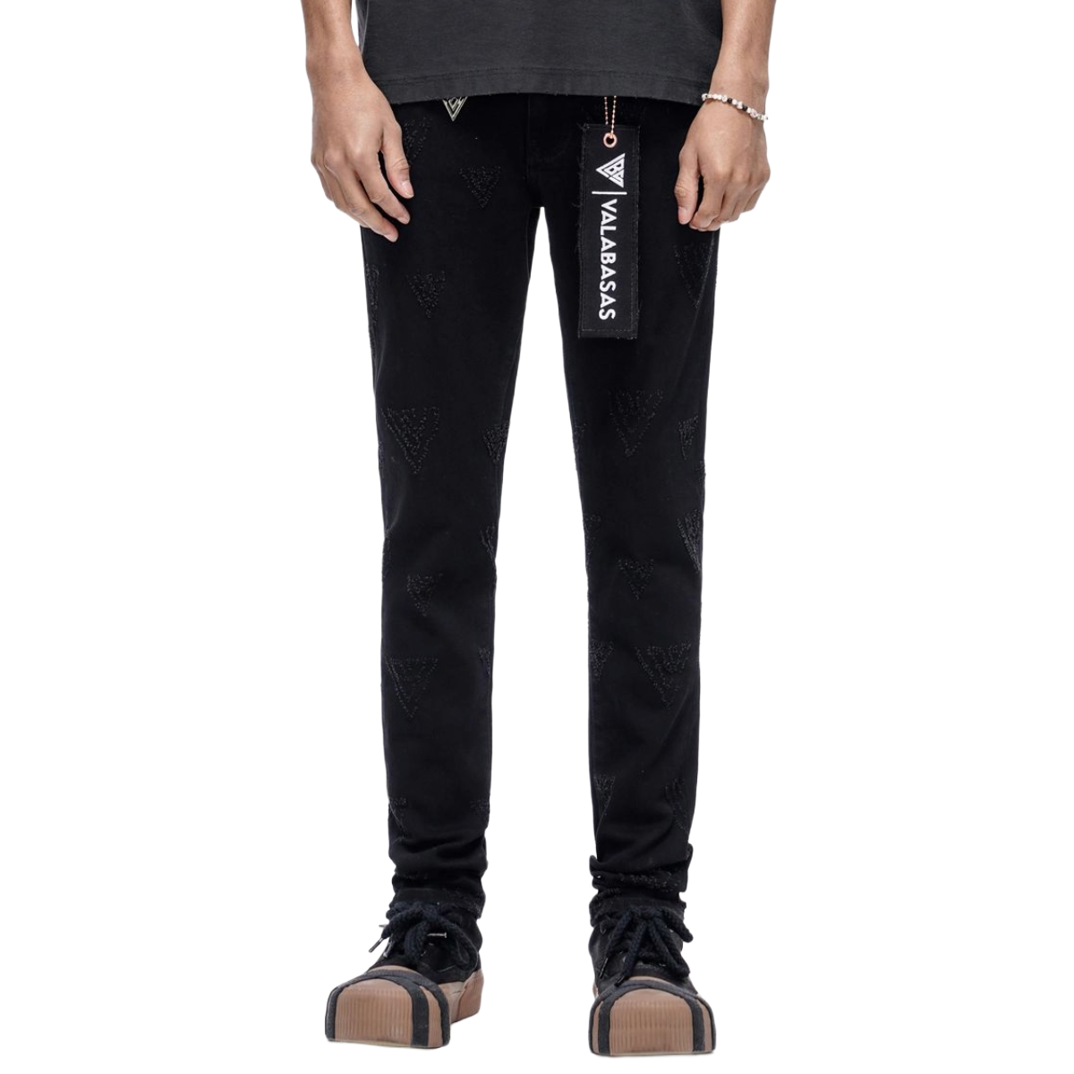 VALABASAS 'ISO' SKINNY DENIM (JET BLK)