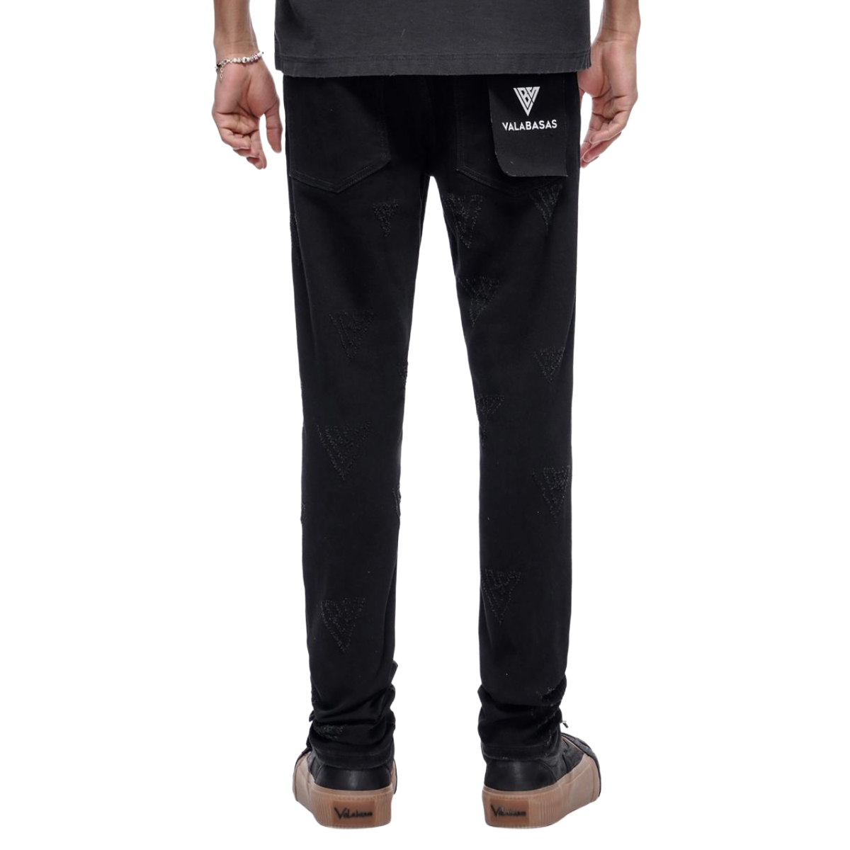 VALABASAS 'ISO' SKINNY DENIM (JET BLK)