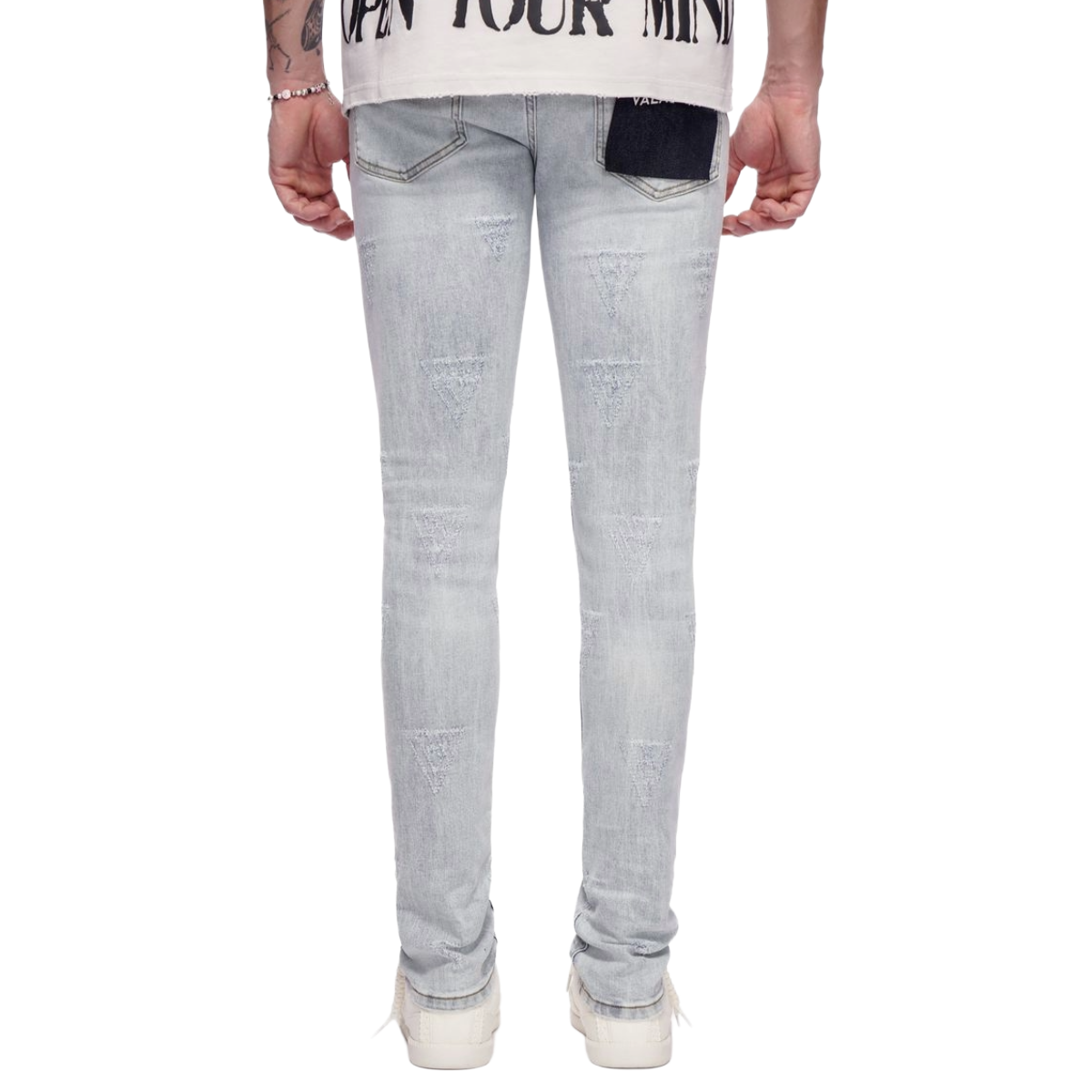 VALABASAS 'ISO' SKINNY DENIM (LT BLUE WASH)