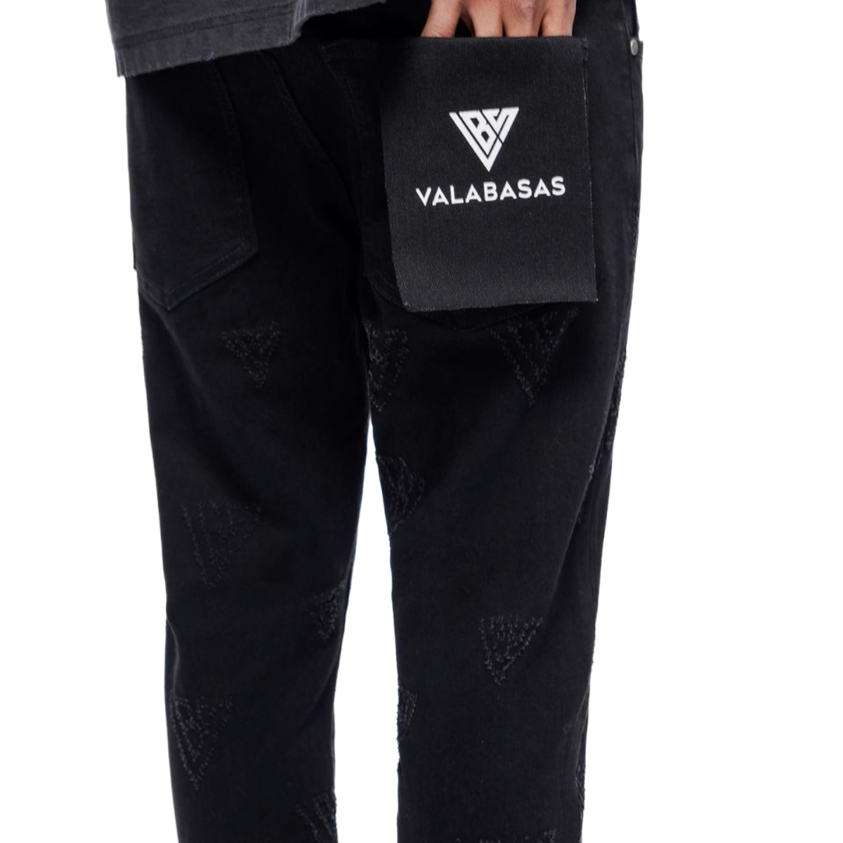 VALABASAS 'ISO' SKINNY DENIM (JET BLK)