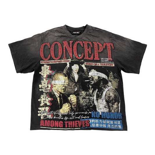 CONCEPT 'NO HONOR' SS TEE (BLK WASH)