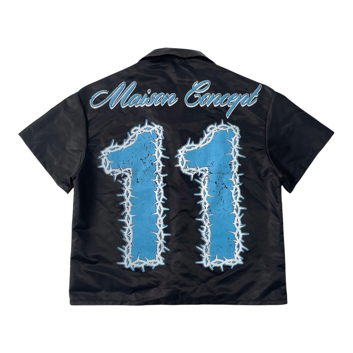 CONCEPT '11' BUTTON UP (BLK/BLUE)