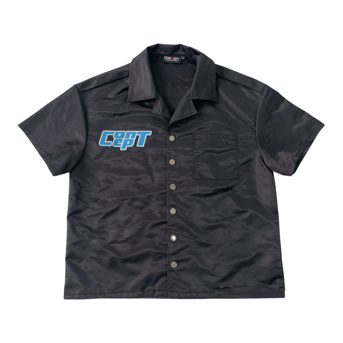 CONCEPT '11' BUTTON UP (BLK/BLUE)