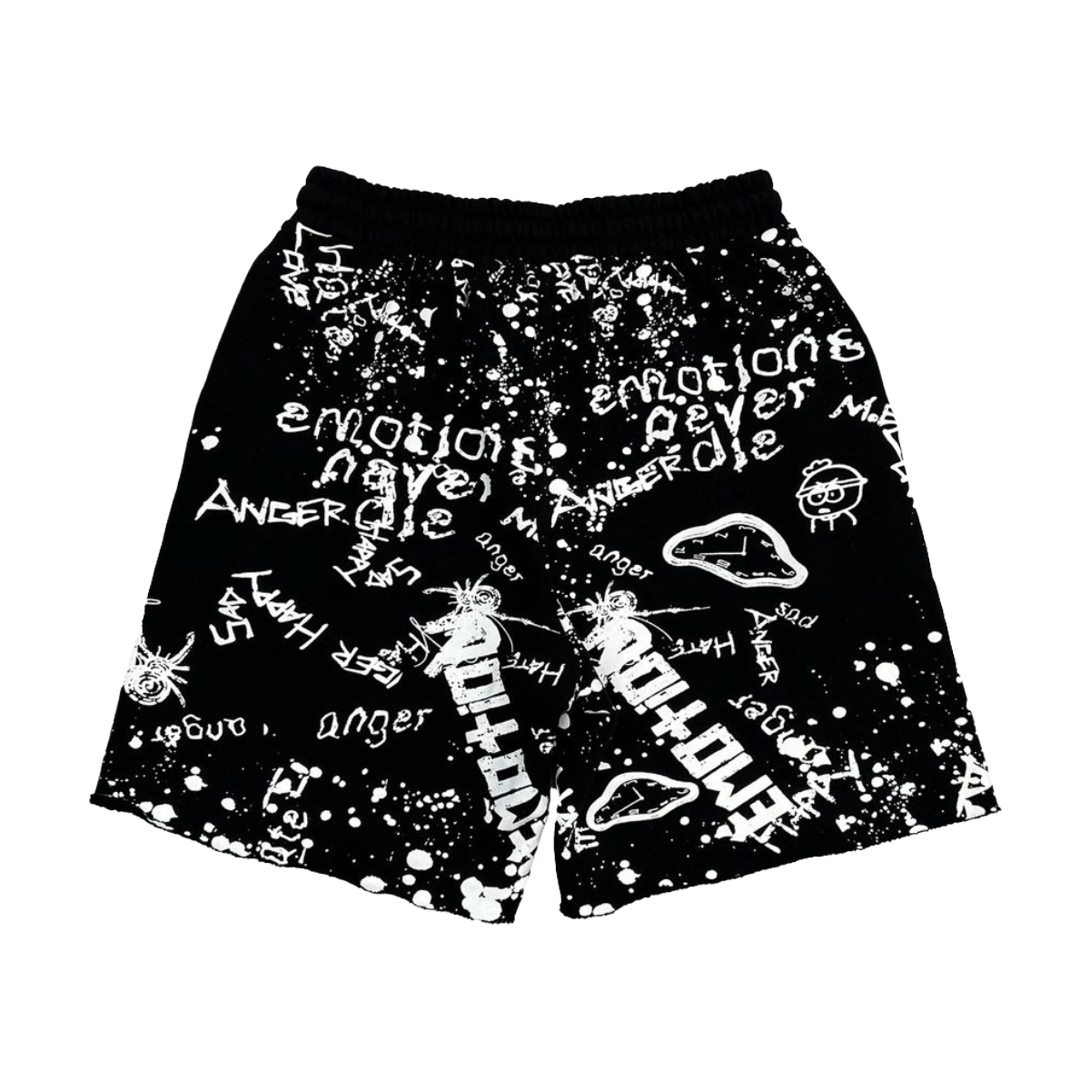 ME 'GRAFFITI' SHORTS (BLK)
