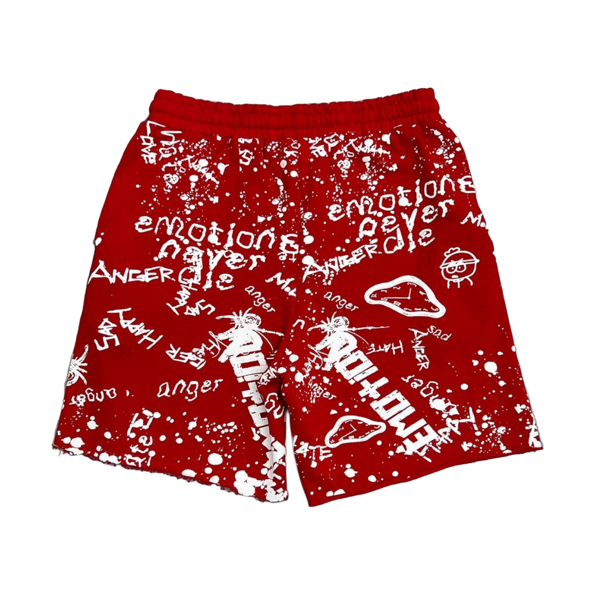 ME 'GRAFFITI' SHORTS (RED)