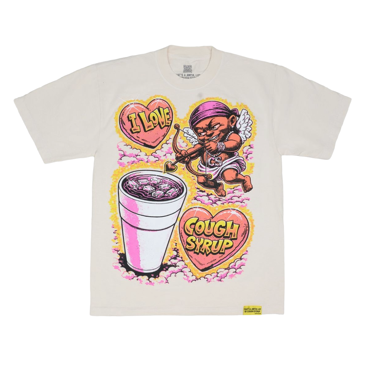 ALOCS 'CUPID' SS TEE (CREAM)
