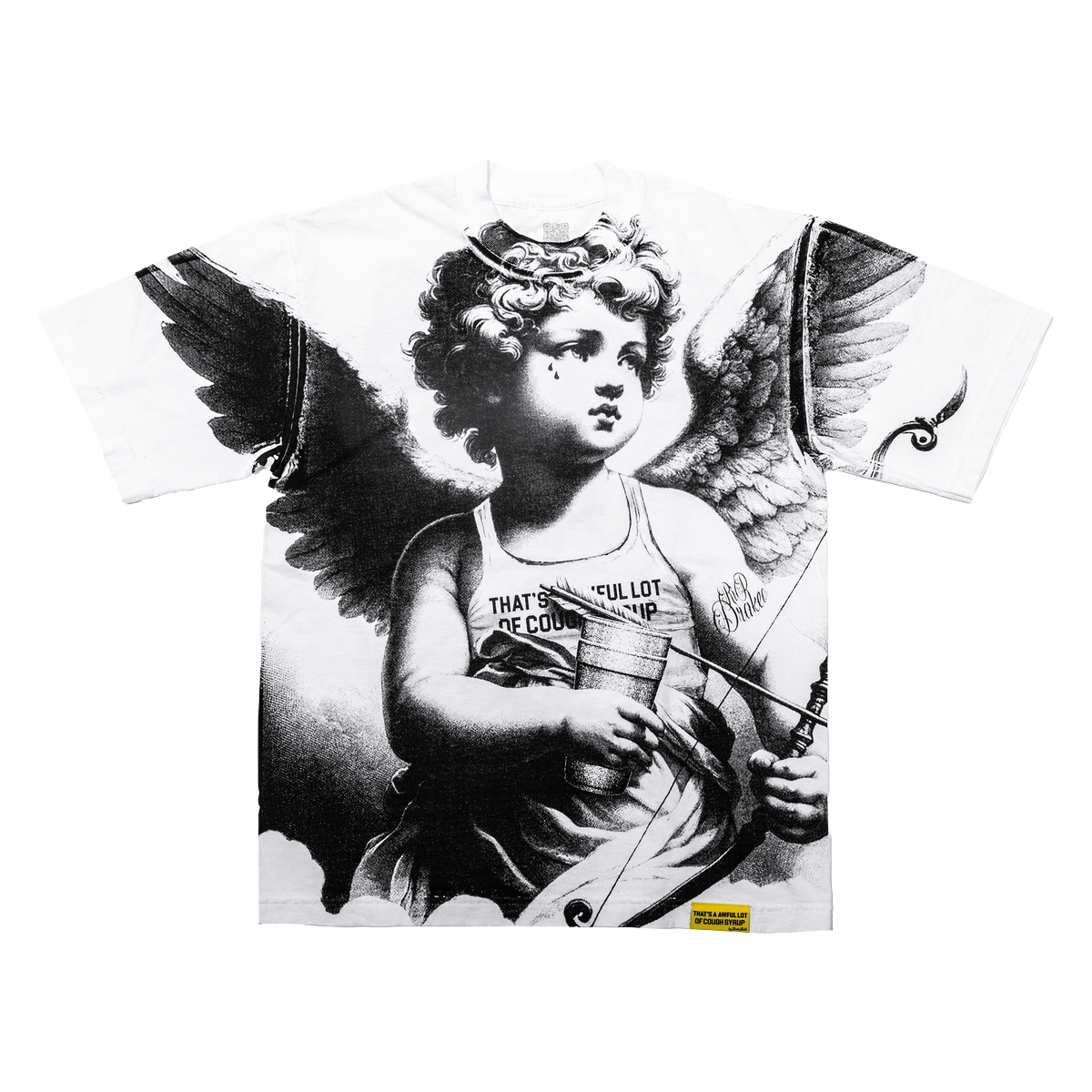 ALOCS 'ANGEL' SS TEE (WHT/BLK)