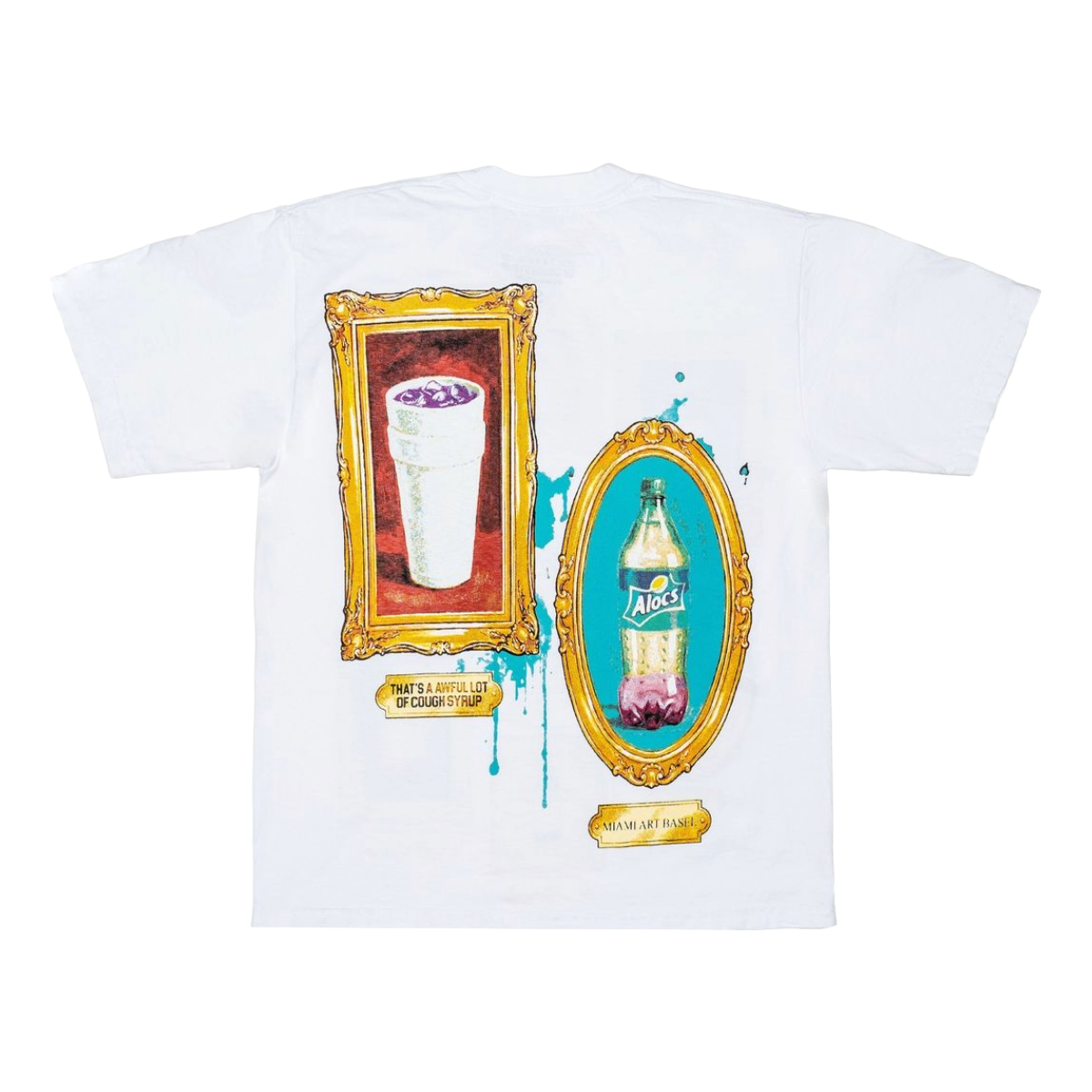 ALOCS 'WALL OF DRANK' SS TEE (WHT)