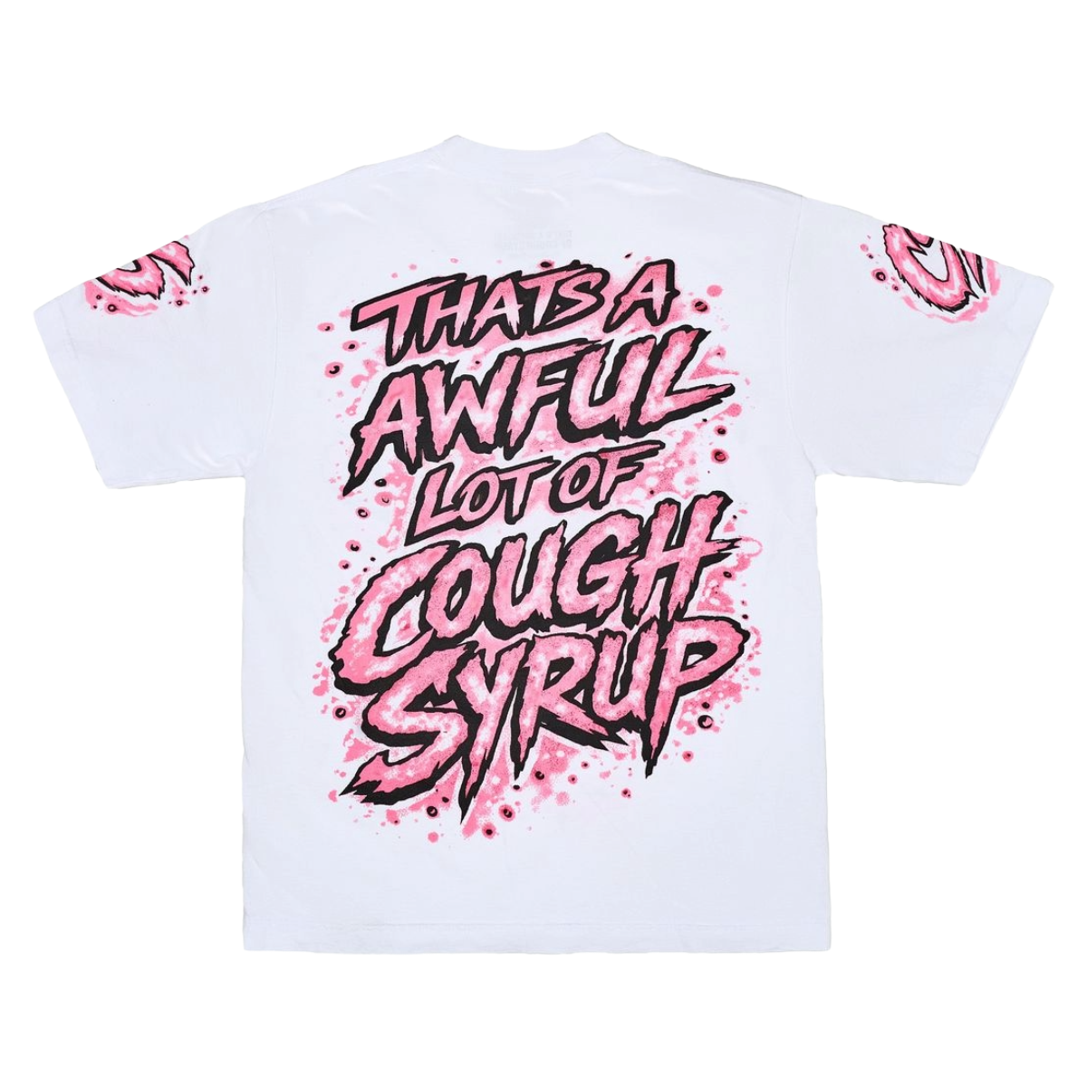 ALOCS 'AIR BRUSH' SS TEE (WHT/PNK)