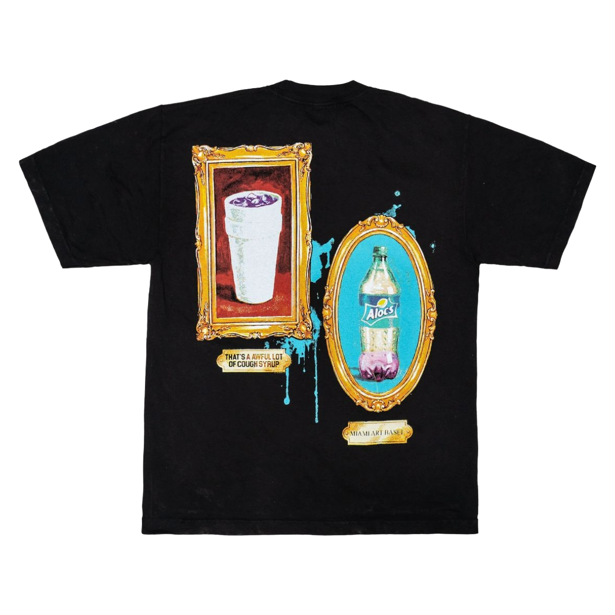 ALOCS 'WALL OF DRANK' SS TEE (BLK)