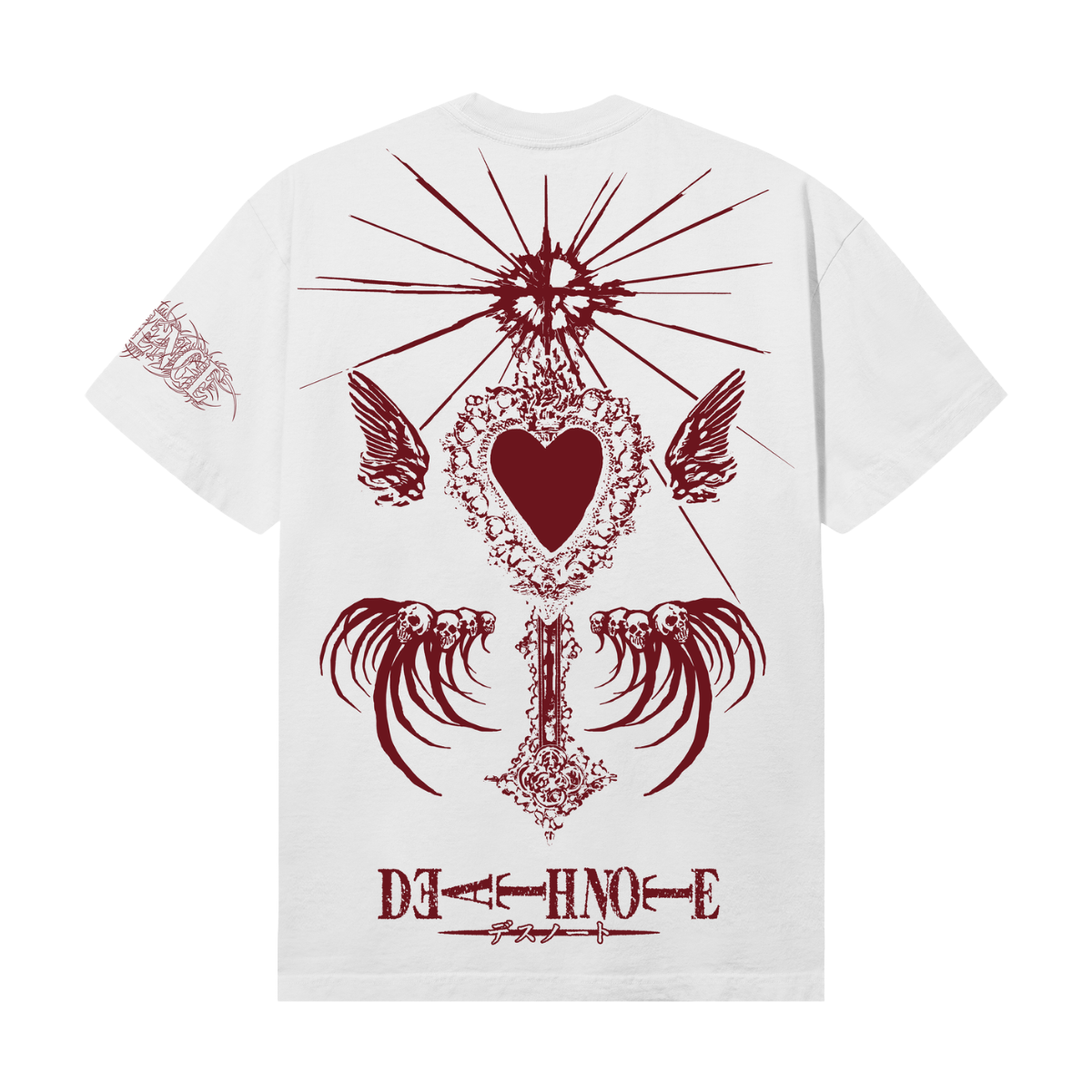 REVENGE 'SHRINE' SS TEE (WHT/BRGDY)