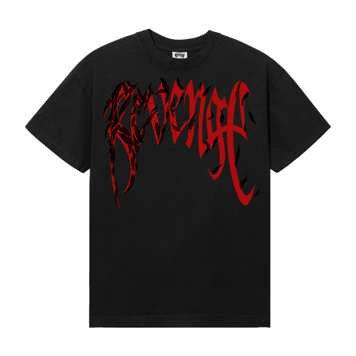 REVENGE 'DOVE' SS TEE (BLK/RED)