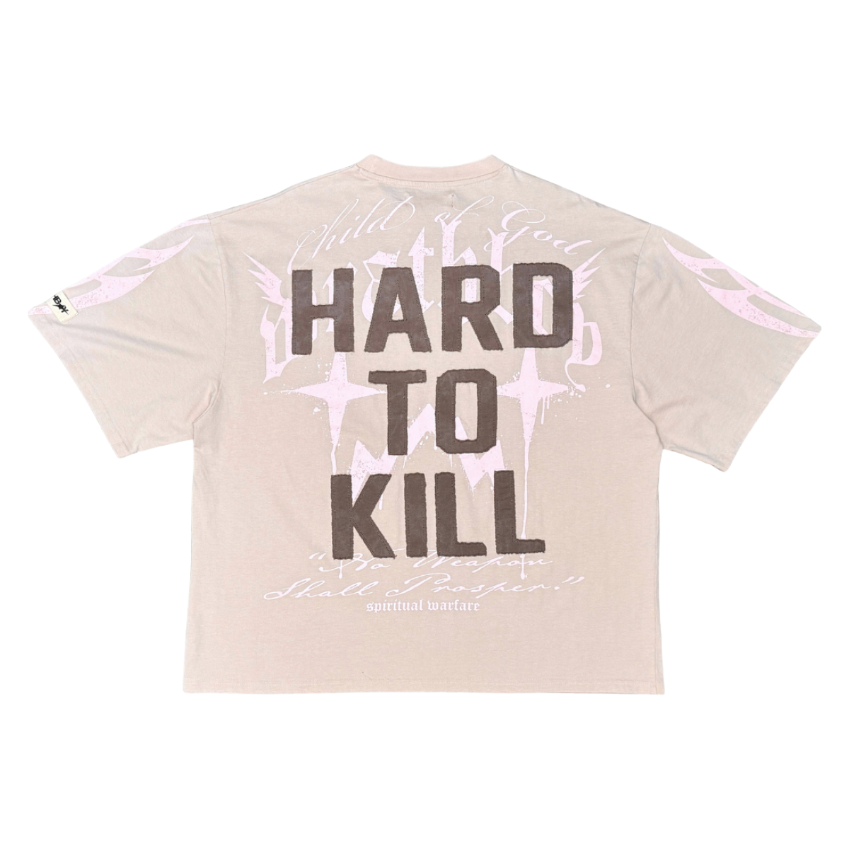 WRATHBOY 'SPIRITUAL WARFARE' SS TEE (SAND)
