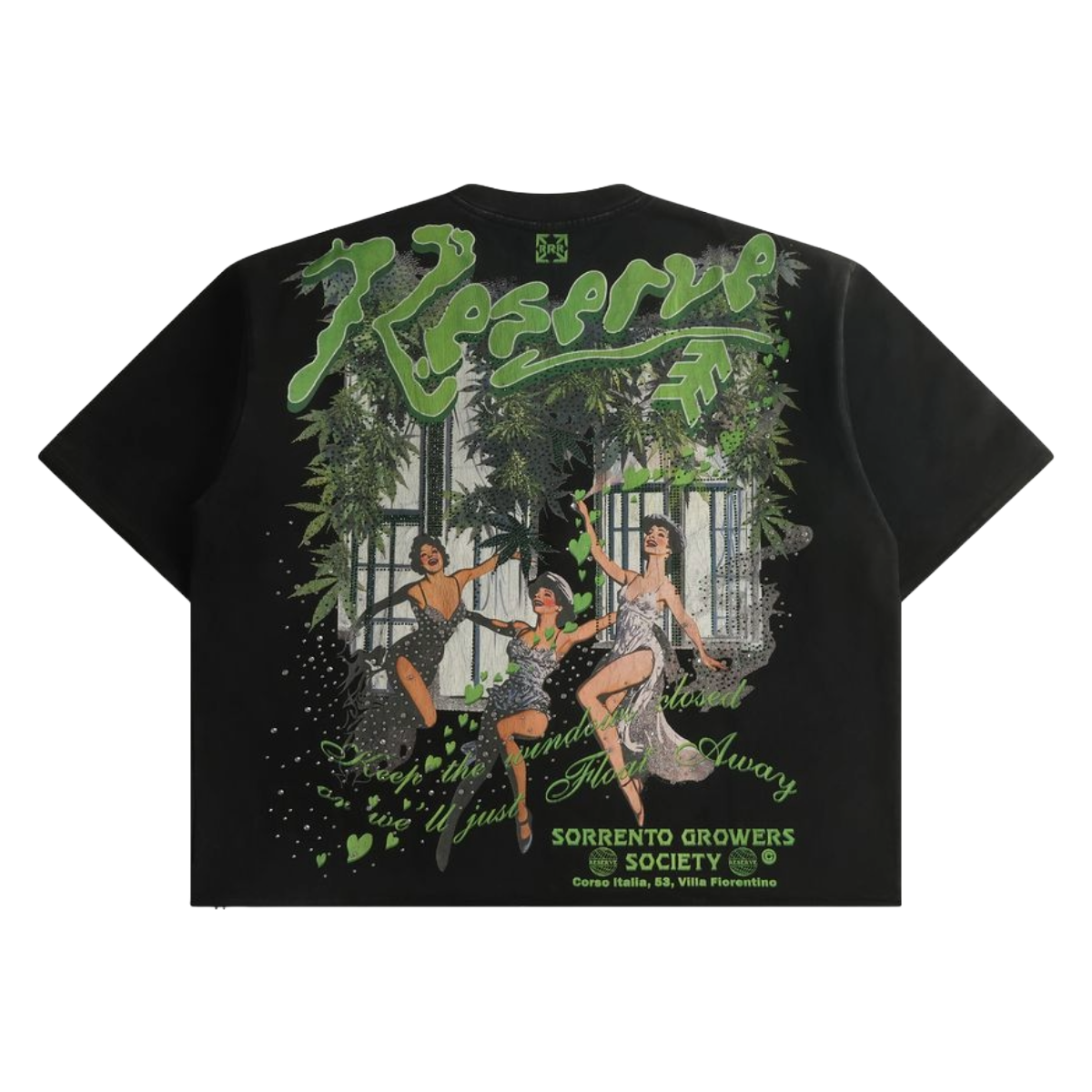 GFTD "FLOAT AWAY" SS TEE (BLK)