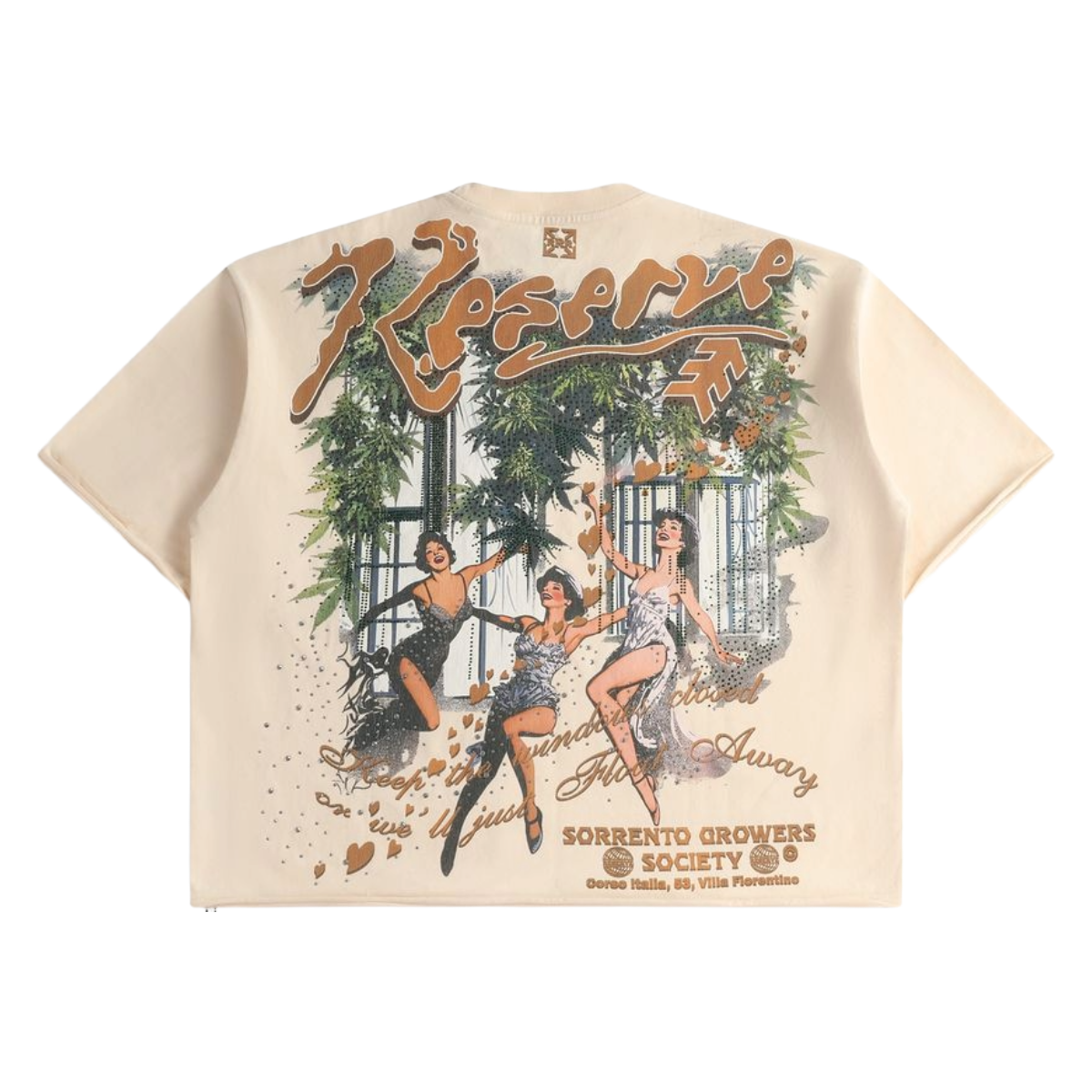 GFTD "FLOAT AWAY" SS TEE (BONE)