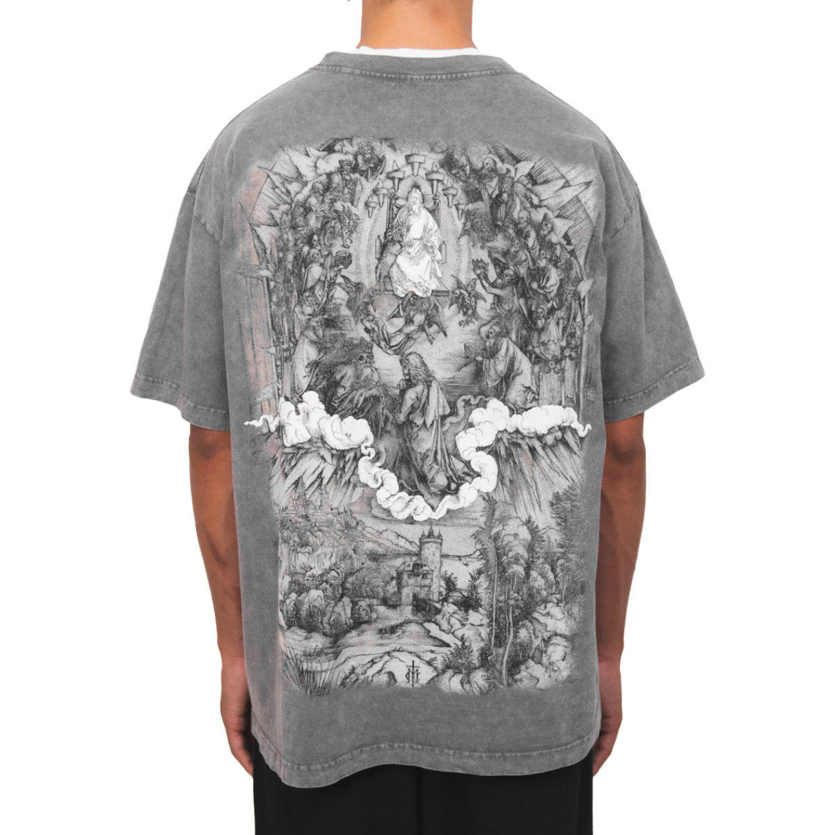 CM 'ST JOHN' SS TEE (SNOW GREY)