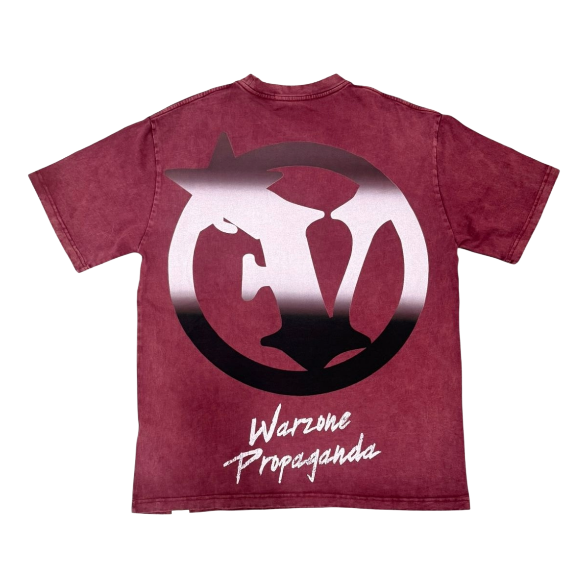 VTILTED "PROPAGANDA" SS TEE (BERRY)