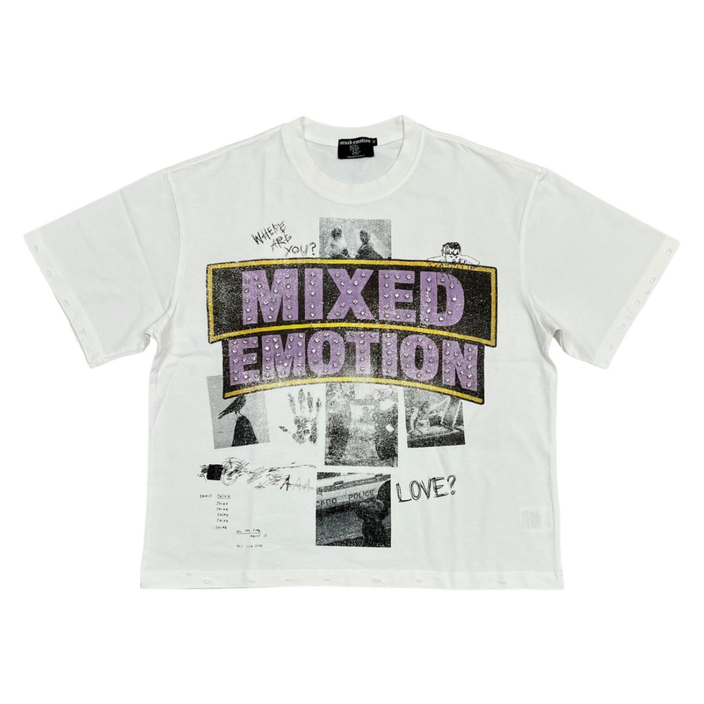 ME "LOST IDENTITIY" SS TEE (WHT)