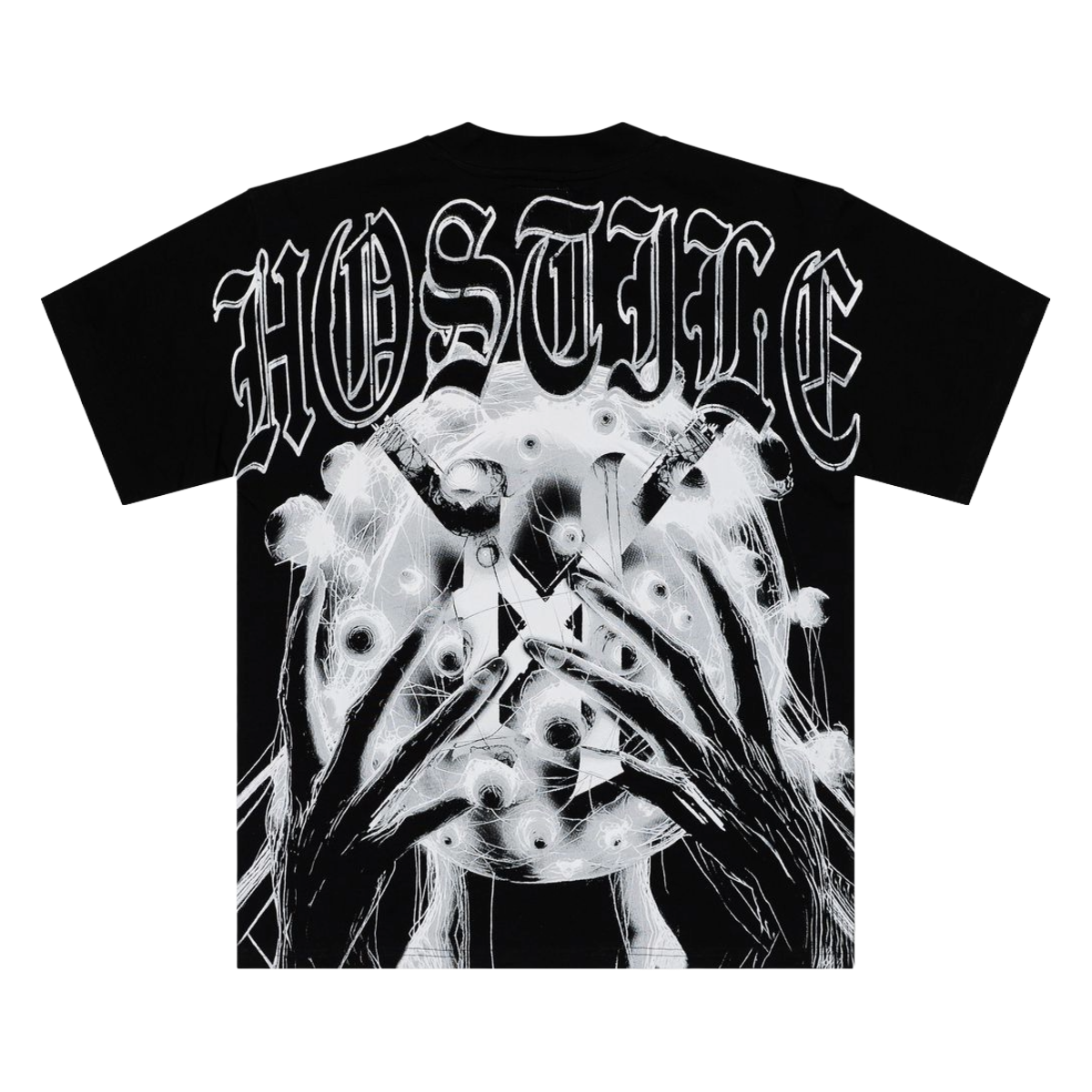 XHOSTILE "HALO" SS TEE (BLK)