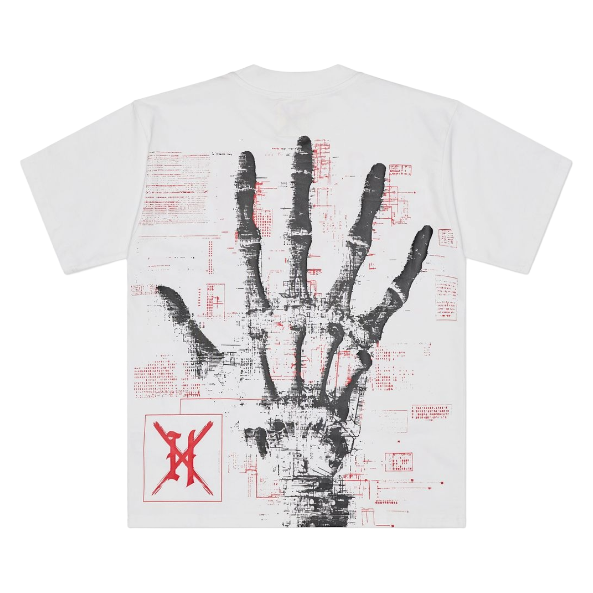 XHOSTILE "LOST IDENTITY" SS TEE (WHT)