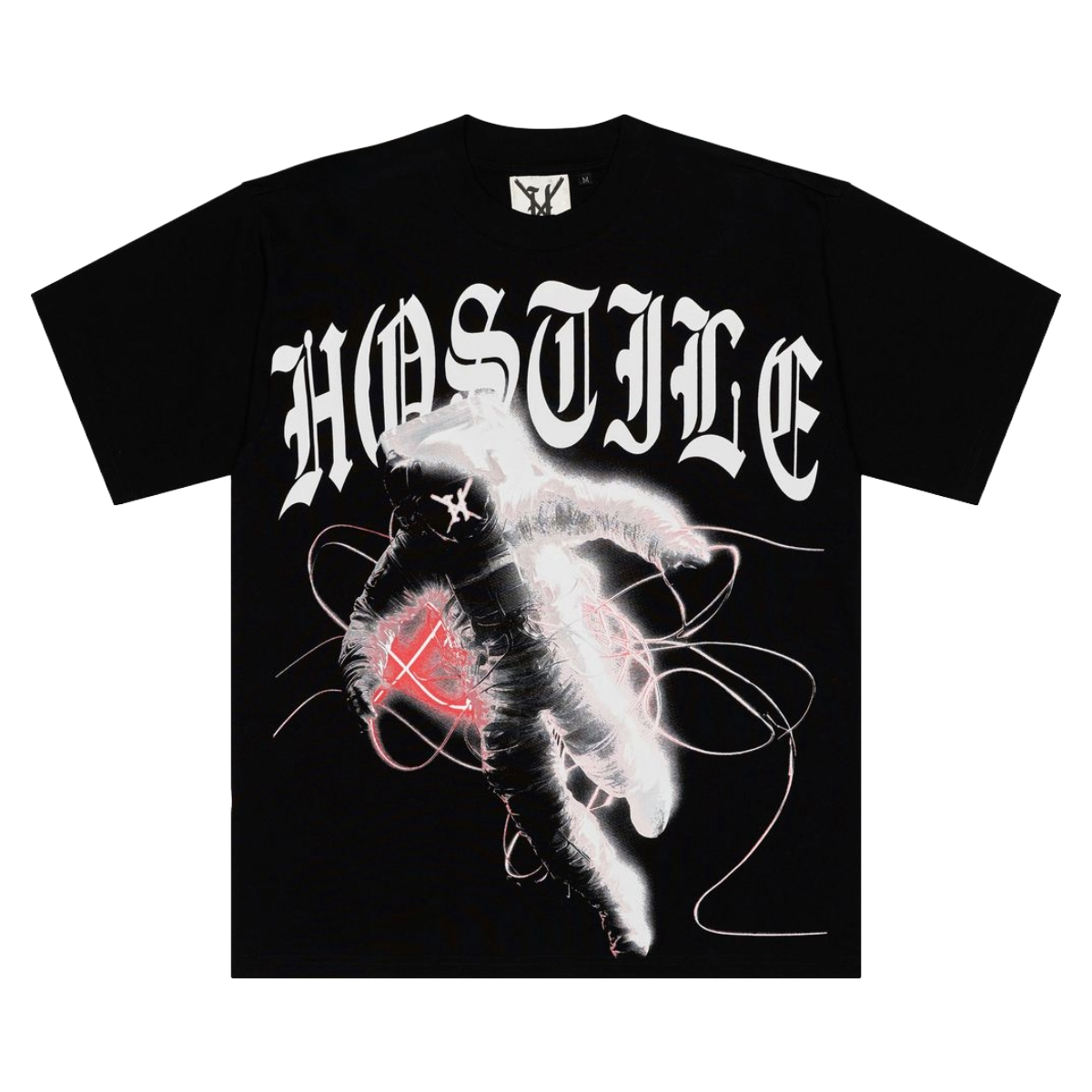 XHOSTILE "ZERO GRAVITY" SS TEE (BLK)