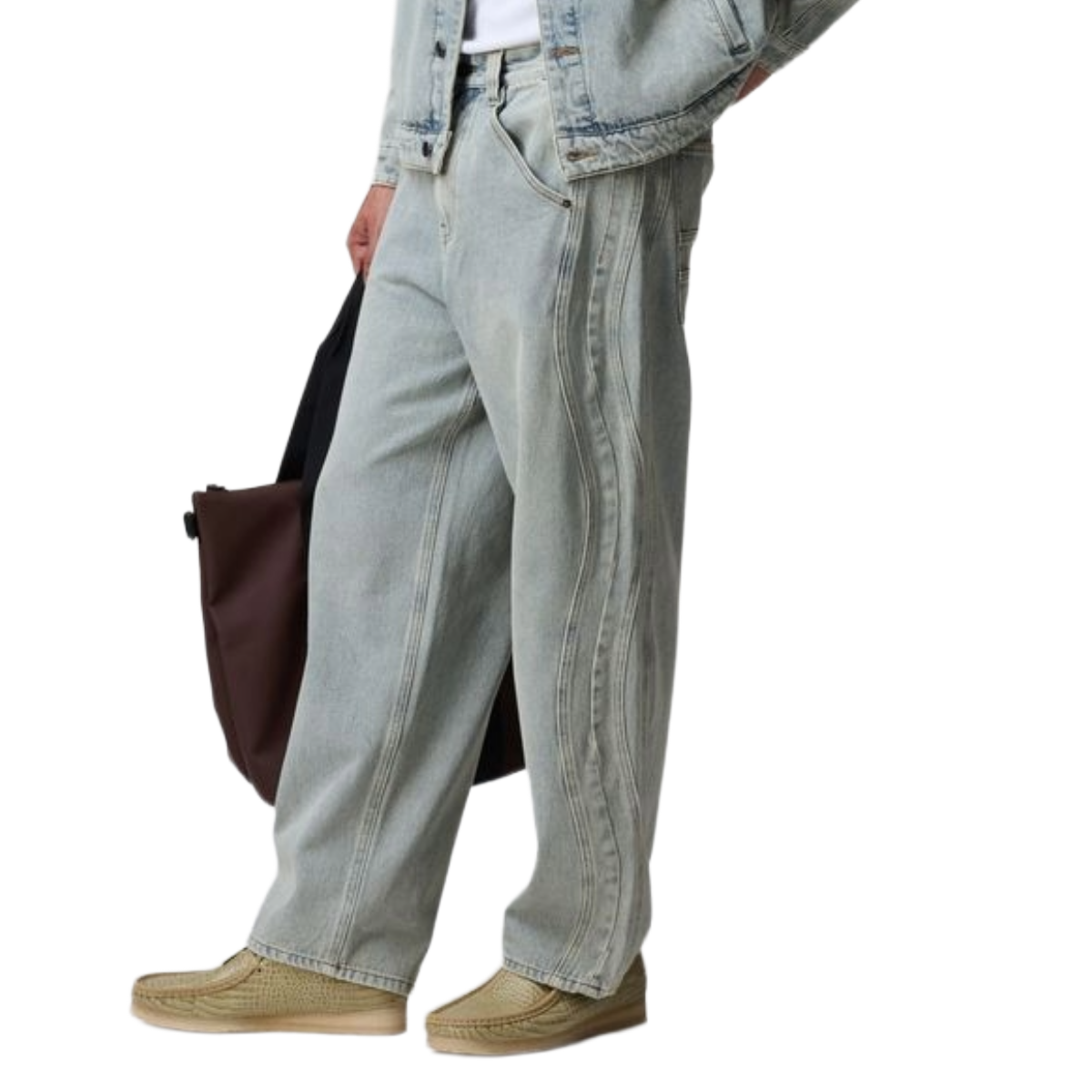 CD "WAVY" BLUE WASH DENIM