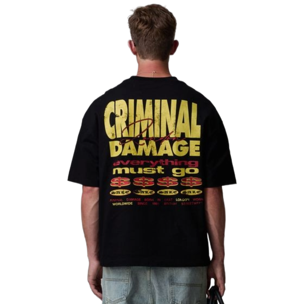 CD "EVERYTHING MUST GO" SS TEE (BLK)