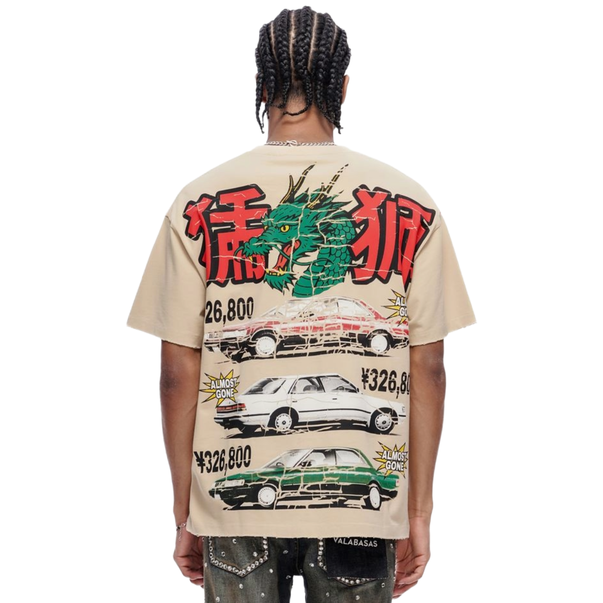 VALABASAS "JAPANESE MOTORS" SS TEE (BEIGE)